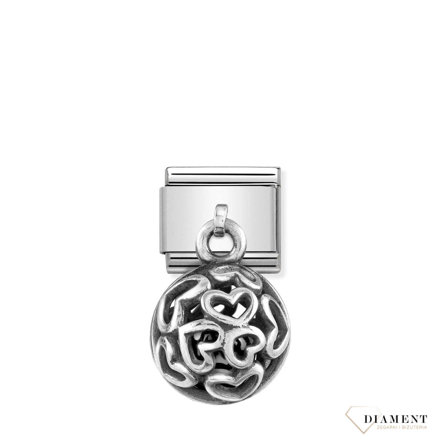 Charms Nomination Silver Charms Serce agat 331810 02. Ponadczasowa biżuteria, pozwalająca każdej kobiecie skomponować bransoletkę wedle własnych upodobań, a następnie modyfikować ją poprzez dodawanie i zmienianie kolejnych (5).jpg